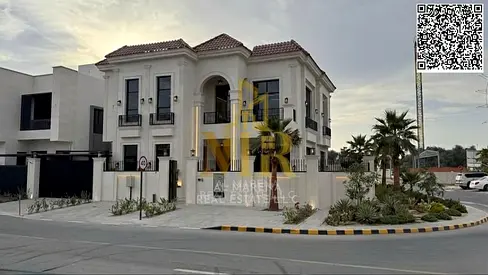 Own a classic villa with luxurious finishes in Al Yasmin, Ajman | 5 master bedrooms and a private pool | Electricity, water, and air conditioning incl