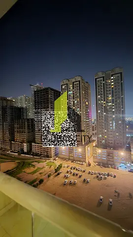 غرفة نوم واحدة + مكتب مع موقف سيارات | تصميم واسع | برج بارادايس ليك
