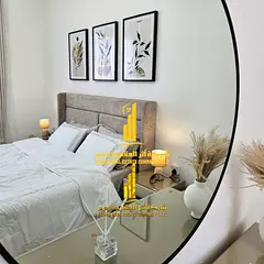 Luxury apartment for monthly rent - one bedroom and a hall with a balcony open view, fully furnished