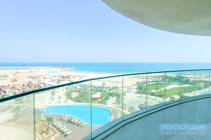 Full Sea View, High Floor, 2BR Apartment to Rent, Mina Al Arab, RAK
