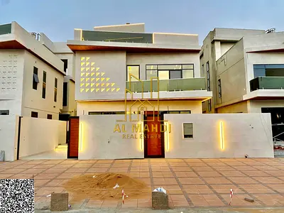 فرصة امتلاك فيلا احلامك تصميم مودرن مع روف و شامل رسوم التسجيل قريبة من المسجد و بسعر قابل للتفاوض