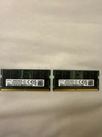 Samsung 32GB (2×16GB) DDR5-4800 SO-DIMM Laptop RAM Kit