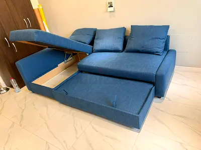 Ikea sofa cumbed brand new never used with big storage space L shape