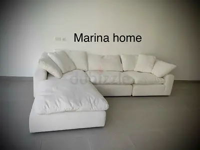 Perfect condition marina home white cloud sofa