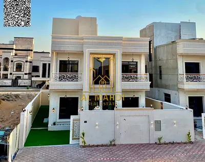 فرصة امتلاك فيلا احلامك تصميم كلاسيك مع روف و شامل رسوم التسجيل قريبة من المسجد و بسعر قابل للتفاوض