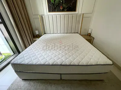 King size bed frame(mattress included) for sale