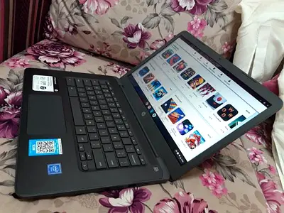 HP 14 TouchScreen With HD Display Android Chromebook(14-ca061dx) )Grey Color.
