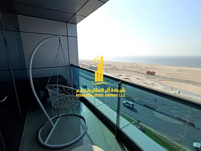 🌟 إطلالة ساحرة على الشاطئ أفخم وأرقى شقة غرفتين وصالة مفروشة في كورنيش عجمان – أبراج الريزدنس🌟 ✨ لعشاق الفخامة والتميز، شقة VIP حقيقية بأعلى المواصف