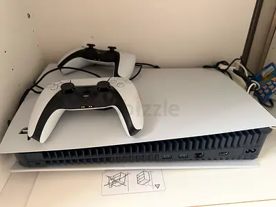 PlayStation 5 with 2 controllers and games (digital)