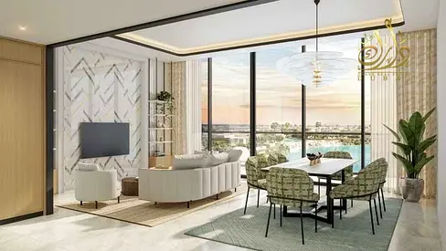 Furnished Studio | Azizi Venice 6 | Lagoon & Marina Views