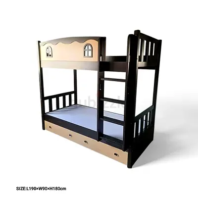 Heavy duty twin wooden bunk bed for sell :-
