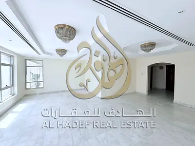 3-bedroom apartment with a living room in Al Majaz 3 – maid's room – 2 balconies – free parking – s