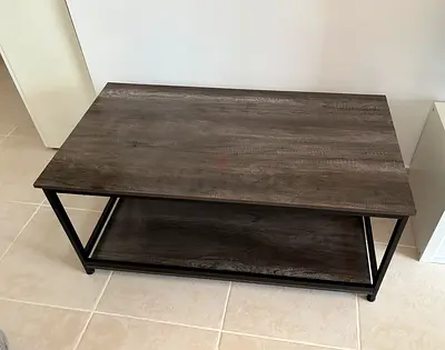 Two-tier industrial-style Coffee Table