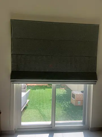 Grey Roman Fabric Blind