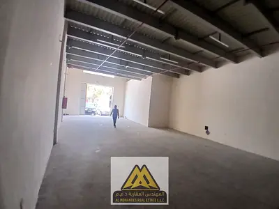 Large warehouse space in Al-Jarf Industrial Area 1, near the Chinese market, close to all services and main roads.