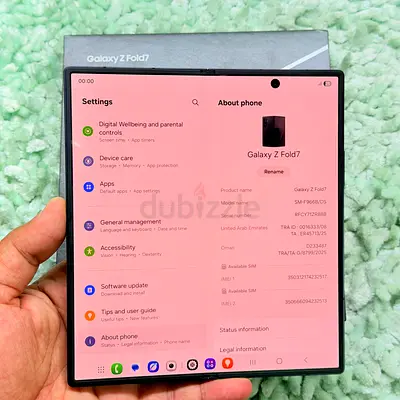 SAMSUNG GALAXY Z FOLD 7 1TB STORAGE JET BLACK TDRA VERSION