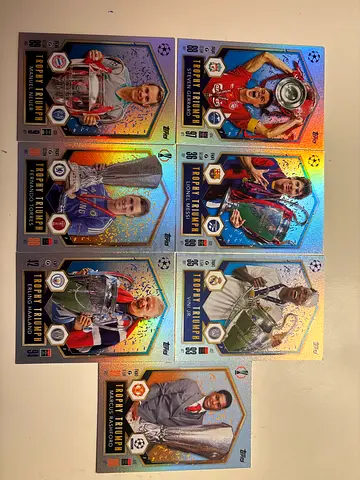 Trophy triumphs match attax cards