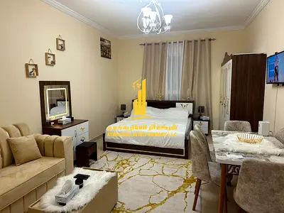 فرصة ذهبية أفخم استوديو مفروش بالكامل للإيجار الشهري في ابراج الياسمين الجرف 2– عجمان ✨