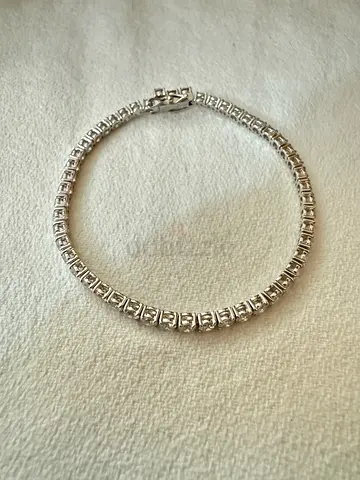 Lab Grown Diamond Bracelet with 18k Gold
