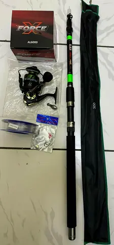 Fishing Sets telescopic Professional5 3.0 m Carbon Black Snipper hot rod,AL 6000 Korean metal cup re