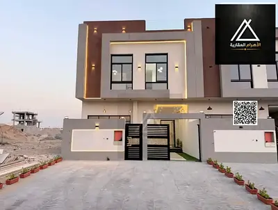 Luxury 3-bedroom villa in Al Zahia, Ajman; freehold ownership for all nationalities, including registration, water, and electricity fees.