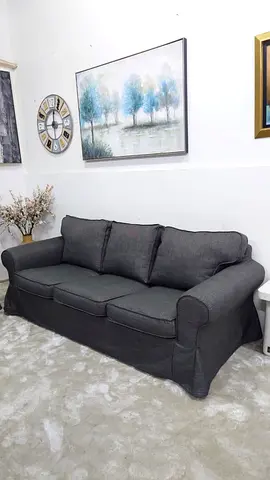 IKEA EKTROP 3-Seater Sofa BLACK