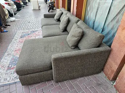 Premium Quality CrateBarrel Lounge Deep feather filled L Shape Sofa