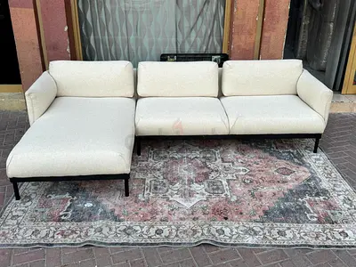 Ikea Applyard L shape sofa beige Color