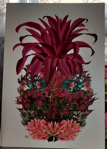 Canvas painting from home center