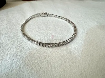 Lab Grown Diamond Bracelet 18k Gold