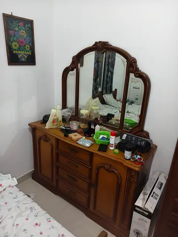 Solid Wood Vintage Dressing Table for Sale