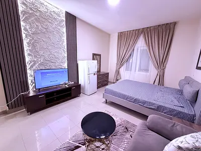 للإيجار الشهري – أول ساكن استديو بالمجاز ٣ -For Monthly Rent – First Occupancy Studio in Al Majaz 3