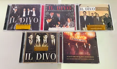 5 IL Divo Music CD’s