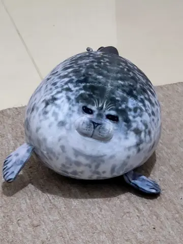 Round Seal Plush Toy - Cute Soft Stuffed Animal