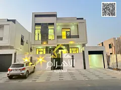 Villa for sale in Ajman | Al Bahia area | 5 bedrooms, majlis, hall and maid's room | Freehold ow