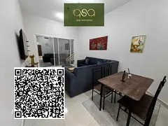 Chiller Free Furnished Two Bedroom Apartment Is Available For Rent In Gulf Tower Emirates City, Ajma