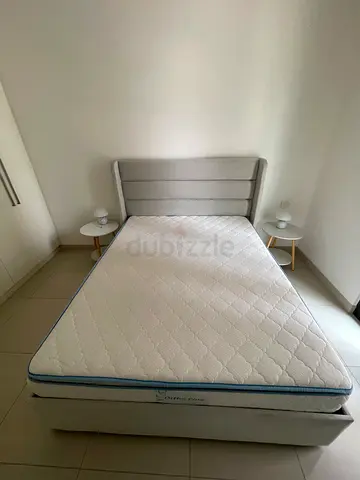 Queen size Bed frame and mattress for sale