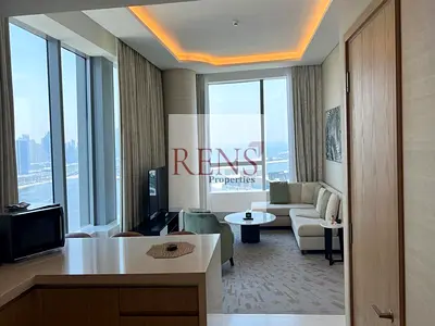 Luxury 1BR | Palm & Marina View | High Floor