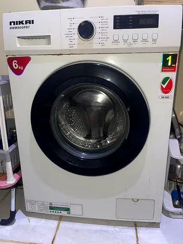 Used front load washing machine - 6kg, working condition