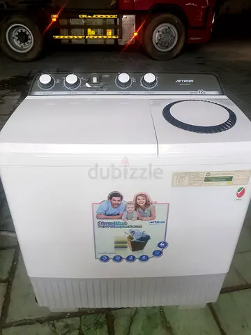 2-Tub Semi-Automatic Washing Machine 12kg - Good Working Condition