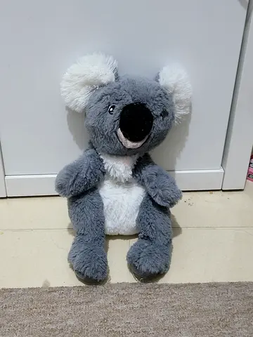 Soft grey koala plush toy - Perfect condition