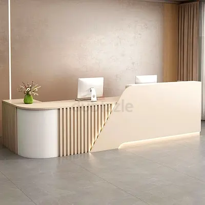 Modern Minimalist Reception Desk