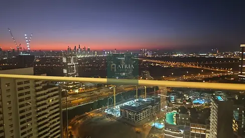 High-Floor 2BR | DAMAC Ghalia JVC | Skyline View | Furnished