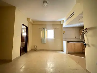 Spacious studio apartment available in Al Mujarah central ac end gas family building with free parking