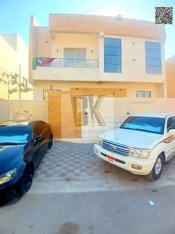 🏡 Fully Furnished Modern Villa for Sale in Al Yasmeen – Ajman ✨ Stone Facade | Move-in Ready A fa