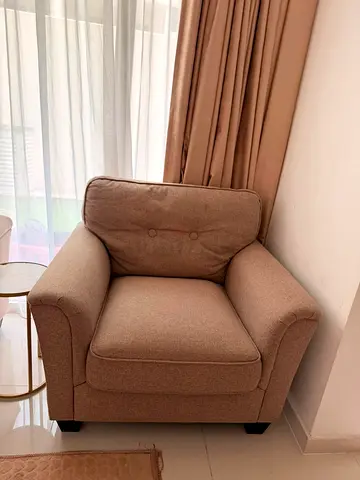 Beige Single Armchair - Excellent