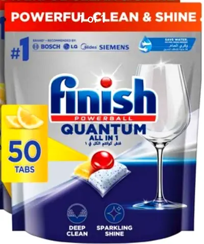 Finish dishwasher tablet. 1pkt = 50 tabs