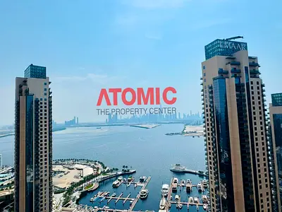 STUNNING BURJ&SEA VIEW |HIGH FLOOR|DOUBLE BALCONY