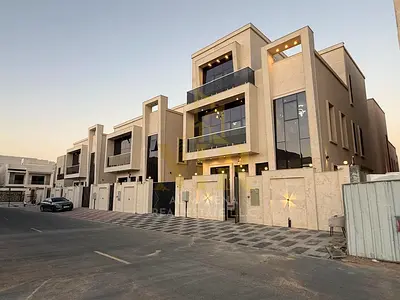 Own a villa with luxurious finishes in Al Zahia, Ajman | 7 master bedrooms, elevator, and private pool | Price includes electricity, water, and air co