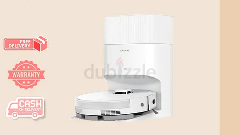 Dreame D20 Plus Robot Vacuum Mop – 13,000Pa Suction, Self-Emptying